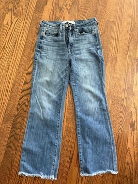 AYR Bomb Pop Women's Medium Wash Straight-Leg 28 Short Jeans - Blue